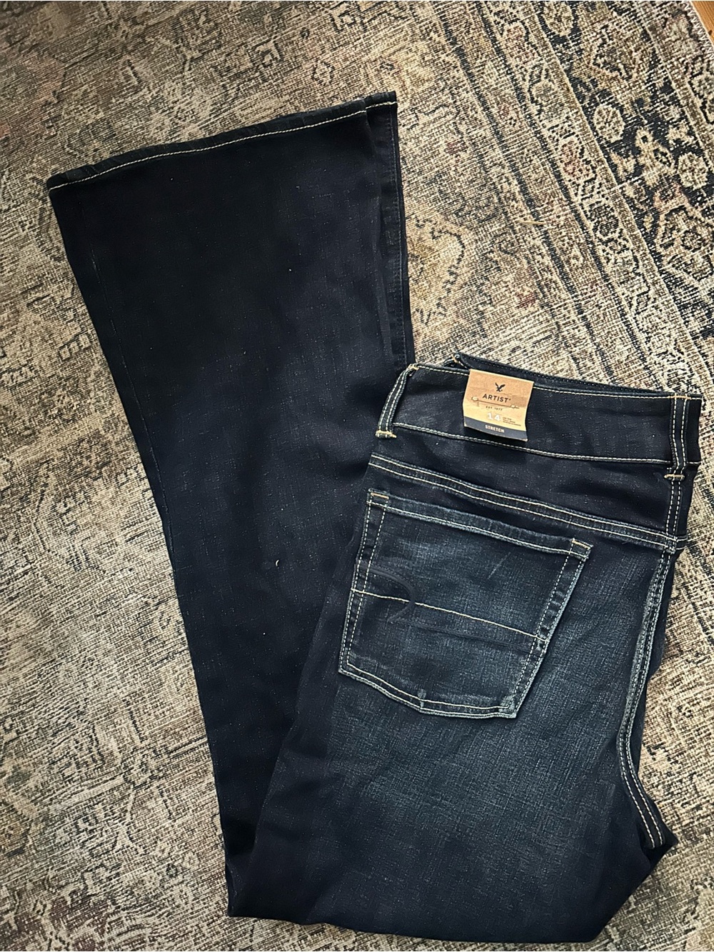 American eagle outfitters - Artist model - Dark Blue Women's Bootcut Jeans